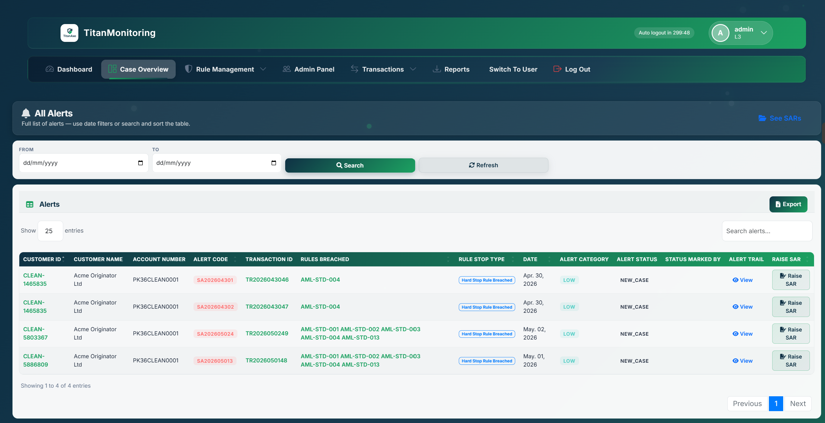 TitanMonitoring Analytics Preview